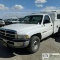 2001 DODGE RAM 2500, 5.9L MAGNUM GAS, 2WD, UTILITY BED, WITH TOPPER