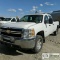 2012 CHEVROLET SILVERADO 2500HD LS, 6.6L DURAMAX DIESEL, 4X4, CREW CAB, LONG BED. WEBASTO