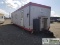 BUILDING ENCLOSURE, WITH BATHROOM, WATER TANK, KITCHEN EQUIPMENT, APPROX 48FT X 10FT. BUYER MUST LOA