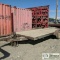UTILITY TRAILER, 2000 WILSON, TANDEM AXLE, 7000LB CAPACITY, 6FT9IN X 18FT2IN DECK. TITLE IN TRANSIT