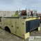 FIRE FIGHTING PUMP TRUCK UTILITY BED WITH TANKS, PUMPS, HOSES