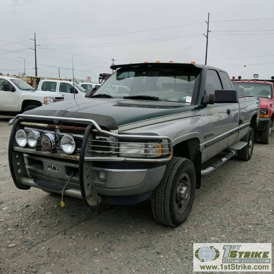 1998 DODGE RAM 2500 SLT, V10 8.0L GAS, 4X4, EXTENDED CAB, LONG BED