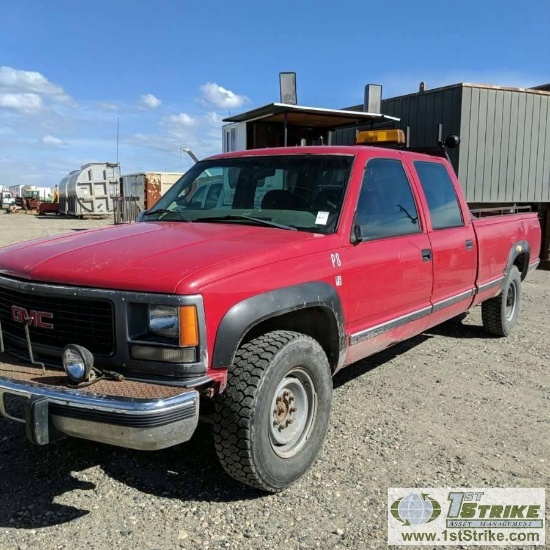 2000 GMC SIERRA 3500, 6.5L DIESEL, 4X4, CREW CAB, LONG BED