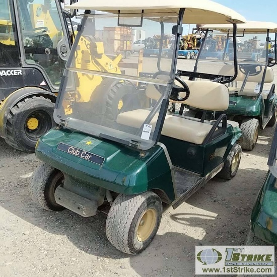 GOLF CART, 2001 INGERSOLL RAND CLUB CAR DS, SINGLE CYL GAS ENGINE