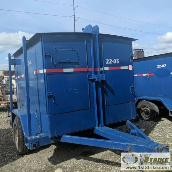 HEATER, TIOGA, KUBOTA 4CYL DIESEL, 10KW, TRAILER MOUNTED