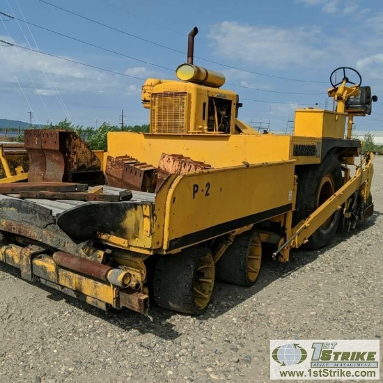 PAVER, BLAW-KNOX MODEL: PF-180H, DETROIT DIESEL ENGINE