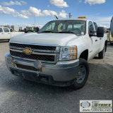 2012 CHEVROLET SILVERADO 2500HD LS, 6.6L DURAMAX DIESEL, 4X4, CREW CAB, LONG BED. WEBASTO