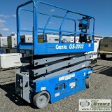 MANLIFT, 2013 GENIE GS-2032, ELECTRIC, 800LB CAPACITY