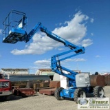 MANLIFT, 2005 GENIE Z-45/25, PERKINS DIESEL ENGINE, 4X4, 500LB CAPACITY, 45FT HEIGHT CAPACITY