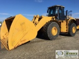 LOADER, 2008 CATERPILLAR 980H, WITH PIN ON BUCKET, EROPS