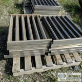 1 PALLET. STAINLESS STEEL RIPPLES