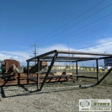 SLUICE BOX RACK, ADJUSTABLE ANGLE, WITH TROUGHS