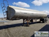 TANK TRAILER, 1974 FRUEHAUF, 9000GAL, ALUMINUM CONSTRUCTION. NO TITLE