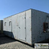 GENERATOR BUILDING, STEEL CONSTRUCTION, 10FT X 20FT, SKID MOUNTED