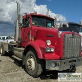 SEMI CAB AND CHASSIS, 2003 KENWORTH T800B, CAT C15 DIESEL ENGINE, FULLER MANUAL TRANSMISSION