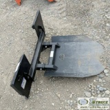 SKIDSTEER ATTACHMENT, RECEIVER PLATE WITH SHOVEL