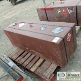 FUEL TANK, TRUCK BED TYPE, APPROX 100GAL, STEEL