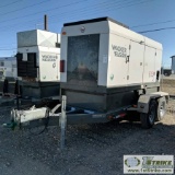 GENERATOR, WACKER NEUSON G150, 121KW, TIER 4 ENGINE, DIESEL, TANDEM AXLE TRAILER MOUNTED