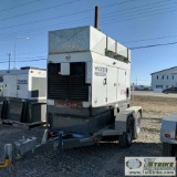 GENERATOR, WACKER NEUSON G100, 80KW, TIER 4 ENGINE, DIESEL, TANDEM AXLE TRAILER MOUNTED