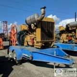 CENTRIFUGAL SLURRY PUMP, CORNELL 12IN X 8IN, SN:8NHTH, CAT D3406 ENGINE, TRAILER MOUNTED