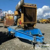 CENTRIFUGAL SLURRY PUMP, CORNELL 12IN X 8IN, SN:8H-RP-EM18DB, CAT D3386 ENGINE, TRAILER MOUNTED