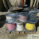 1 PALLET. INDUSTRIAL WIRE, 10AWG-12AWG, 1110LBS