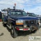 1997 FORD F-350 XL, 7.3L POWERSTROKE DIESEL, 4X4, DUALLY, REGULAR CAB, SERVICE BED, BUMPER MOUNTED W