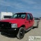 1999 FORD F-350 SUPERDUTY XL, 7.3L POWERSTROKE DIESEL, 4X4, DUALLY, EXTENDED CAB, FLAT BED