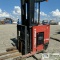 FORKLIFT, PRIME MOVER MODEL RR45, ELECTRIC STAND UP, 4500LB CAPACITY, 36 VOLT, 198IN LIFT HEIGHT