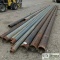 1 ASSORTMENT. MISC PIPE, STEEL, APPROX. 35FT -45FT LENGTH, MISC APPROX. DIAMETERS INCLUDING: 3.5IN,