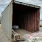 CONEX CONTAINER, 20FT, STEEL CONSTRUCTION, NO DOORS, WITH CONTENTS