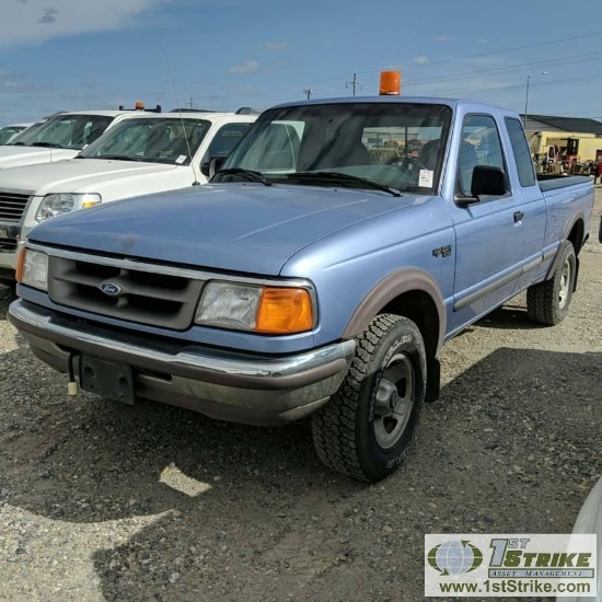 1997 FORD RANGER XLT, 4.0L GAS, 4X4, EXTENDED CAB