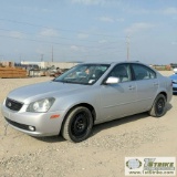 2006 KIA OPTIMA LX, 2.4L GAS, FRONT WHEEL DRIVE, 4 DOOR