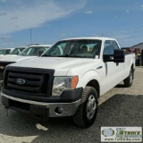 2010 FORD F-150 XL, 5.4L TRITON GAS, 4X4, EXTENDED CAB, LONG BED