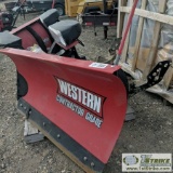 SNOW PLOW, WESTERN, MODEL:  MVP 3, 8FT6IN