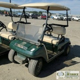 GOLF CART, 2001 INGERSOLL RAND CLUB CAR DS, SINGLE CYL GAS ENGINE