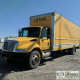 BOX TRUCK, 2011 INTERNATIONAL 4300 SBA 4X2, INTERNATIONAL MAXX FORCE 6CYL DIESEL, AUTOMATIC TRANSMIS