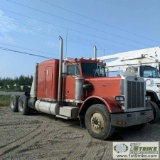 SEMI TRACTOR, 1987 PETERBILT 379, CAT 3406B EATON FULLER MANUAL TRANSMISSION, WITH WET KIT, SLEEPER