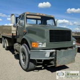 1991 INTERNATIONAL 49000 6X4 FLAT BED, 6CYL DIESEL ENGINE, AUTOMATIC TRANSMISSION, 8FT 6IN BED