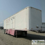 SEMI VAN TRAILER SHOWER UNIT, 1959 PETER THOMAS, 35FT, WITH YANMAR DIESEL GENERATOR, TANK, PUMPS