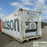 SHIPPING CONTAINER, 24FT REEFER, STEEL AND ALUMINUM CONSTRUCTION, WITH CONTENTS, INCLUDING: T-POST,