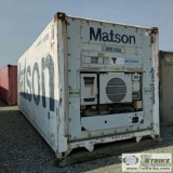 SHIPPING CONTAINER, 24FT REEFER, STEEL AND ALUMINUM CONSTRUCTION