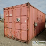 SHIPPING CONTAINER, 20FT, STEEL CONSTRUCTION