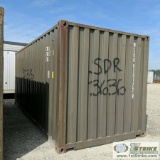 SHIPPING CONTAINER, 20FT, STEEL CONSTRUCTION, WITH CONTENTS INCLUDING: SPILL CONTAINMENT BOOM