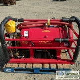 FIRE SUPPRESSION FOAM SYSTEM, FOAM TOTE 30, FIRE SOLUTIONS LLC, WITH PALLET FLAME-OUT-RETARDANT. ITE