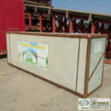 COMMERCIAL GRADE STORAGE BUILDING, 70 X 30 X 16. ITEM APPEARS UNUSED