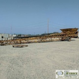 CONVEYOR, GRISWOLD MACHINE, GME CRANEVEYOR. 76 FEET OVERALL LENGTH, 42 INCH BELT