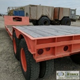 SEMI TRAILER, 1950 BEALL STEP DECK, 35FT OVERALL, TANDEM AXLE