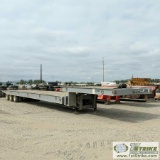 SEMI TRAILER, 2013 GLOBE GTFH503-53-41, SLIDING AXLE, HYDRAULIC TILT, 124,540 GVWR, WITH WINCH, 41FT