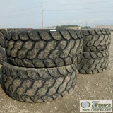 4 EACH. LOADER TIRES, 26.5R25